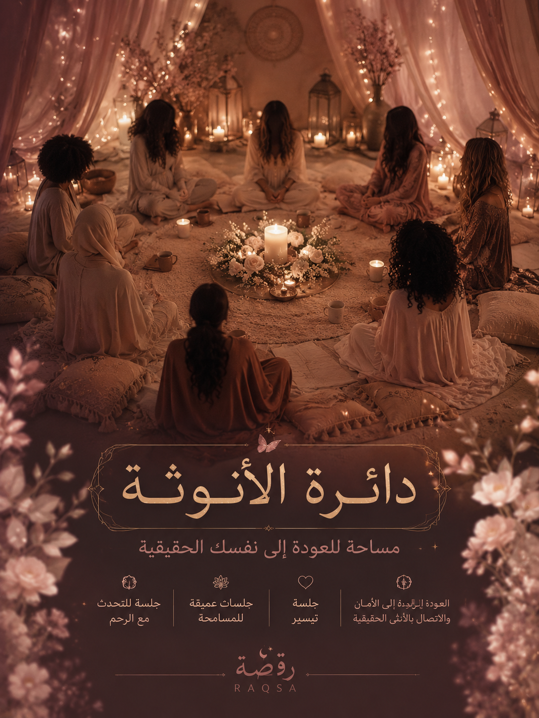 دائرة الأنوثة – لقاء أونلاين
