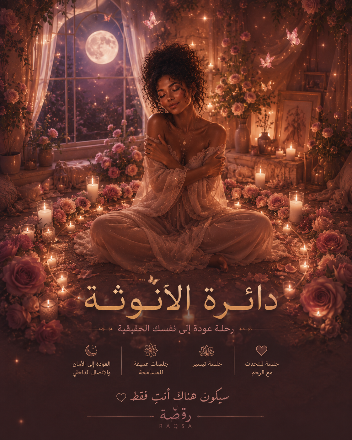 دائرة الأنوثة – لقاء أونلاين